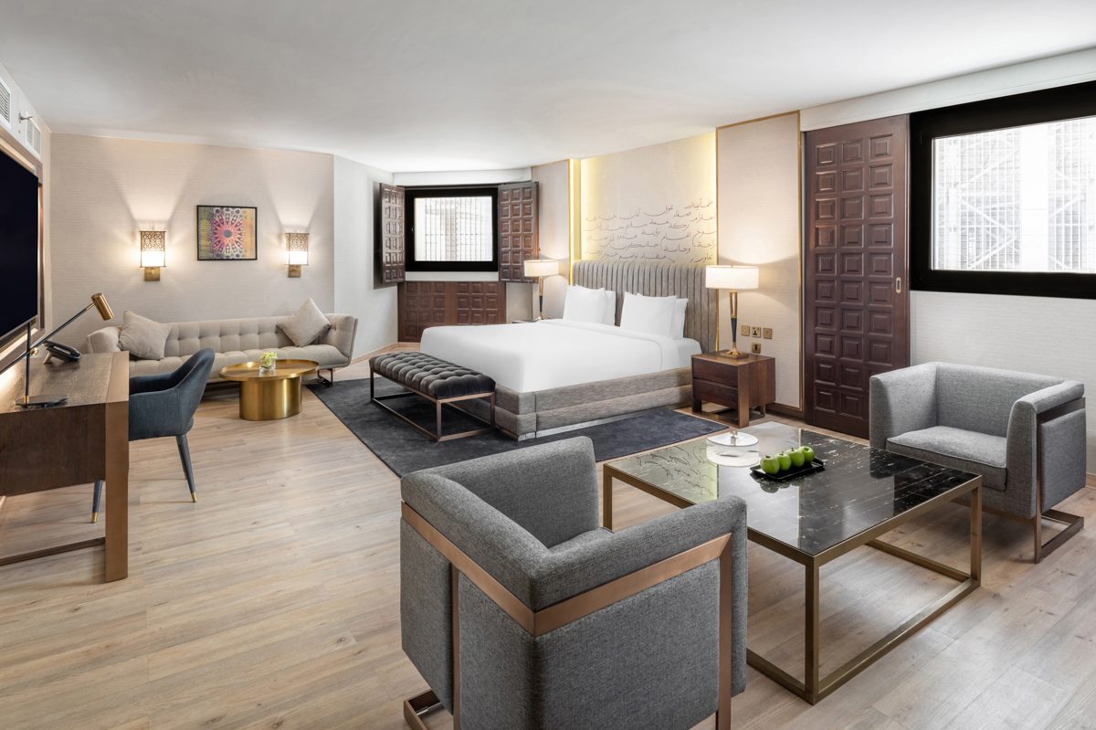 MAKAREM AJYAD HOTEL SUITS REDESIGN, hospitality interior design by DnA Interiors, Kingdom of Saudi Arabia, Makkah Al Mukarramah