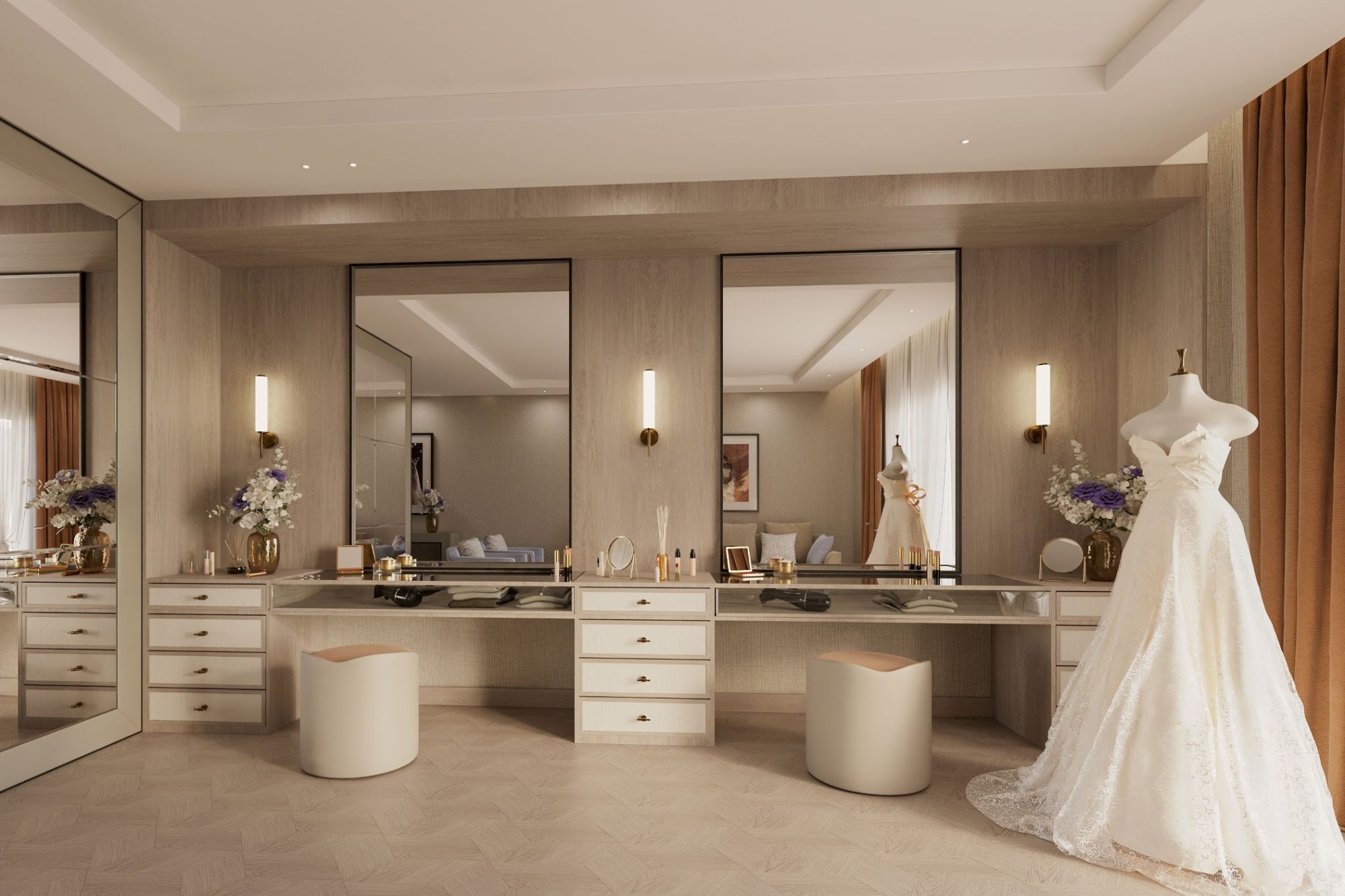 Makarem Mina Hotel, hospitality interior design by DnA Interiors, Makkah