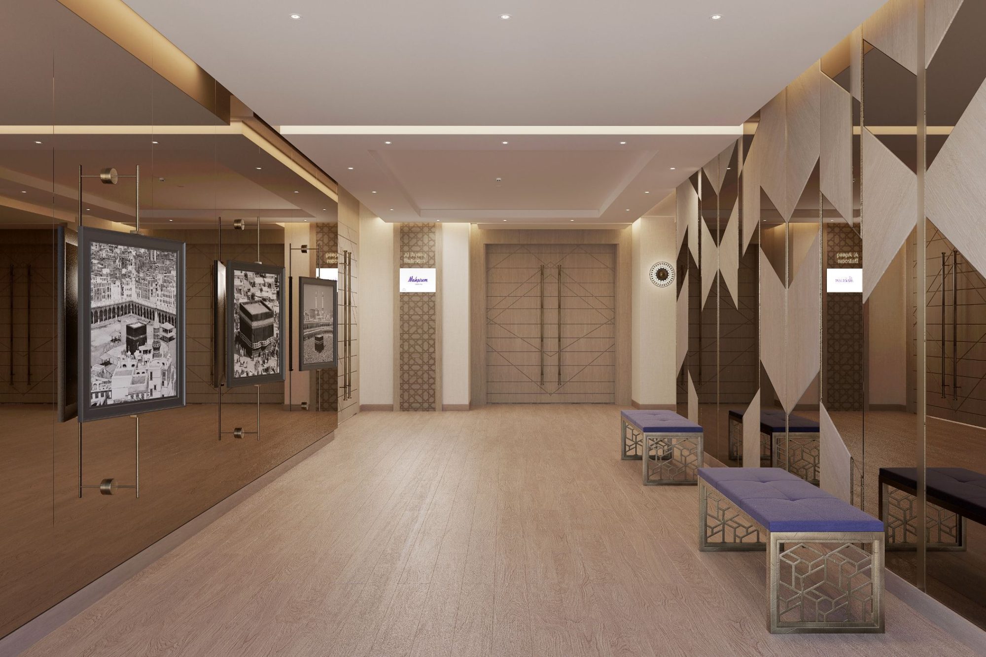 Makarem Mina Hotel, hospitality interior design by DnA Interiors, Makkah