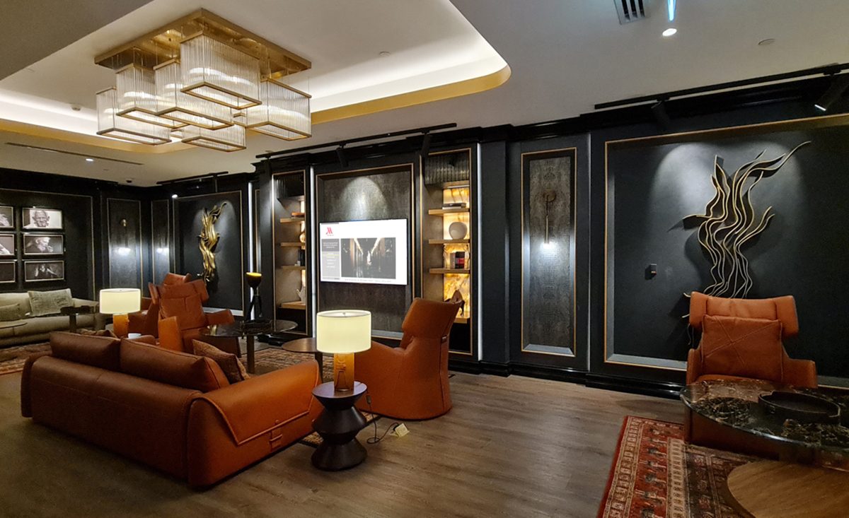 BROMADO LOUNGE, hospitality interior design by DnA Interiors, RIYADH MARRIOTT DQ HOTEL- RIYADH