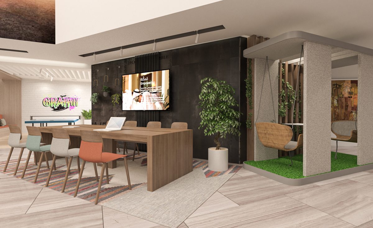 MISK FOUNDATION OFFICE, corporate interior design by DnA Interiors, DIPLOMATIC QUARTER-ALKINDI SQUARE, RIYADH