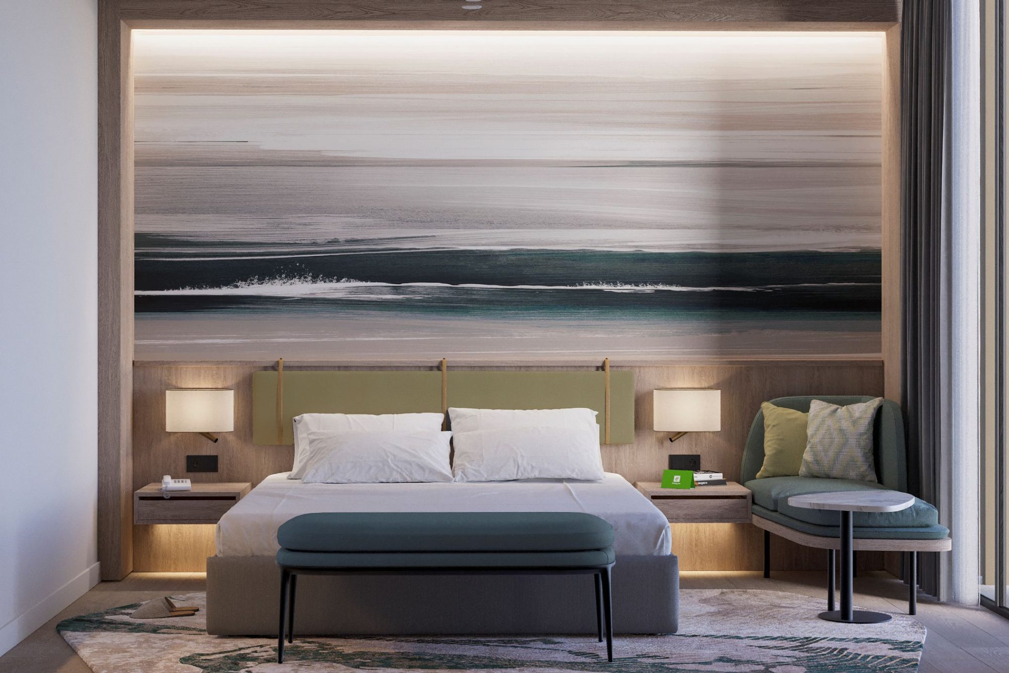 Holiday Inn Roseyard Hotel, hospitality interior design by DnA Interiors, Riyadh