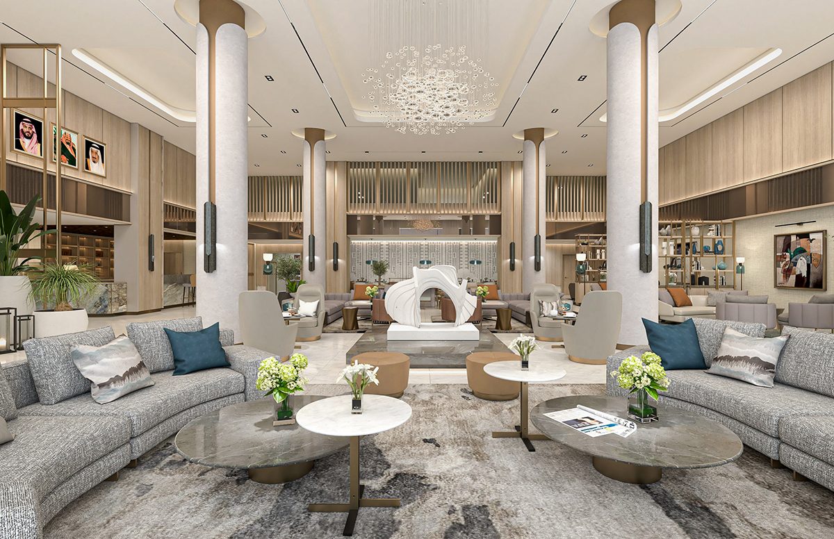 Edge Riyadh Al Rabie by Rotana, hospitality interior design by DnA Interiors, Riyadh