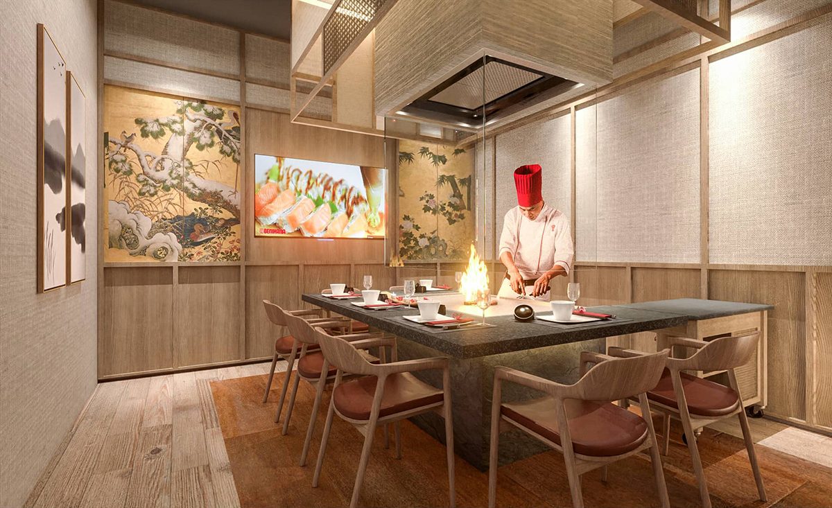BENIHANA RESTAURANT, restaurants interior design by DnA Interiors, Kingdom of Saudi Arabia, Al Khubar