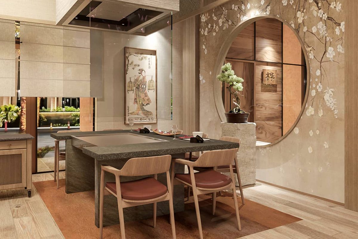 BENIHANA RESTAURANT, restaurants interior design by DnA Interiors, Kingdom of Saudi Arabia, Al Khubar