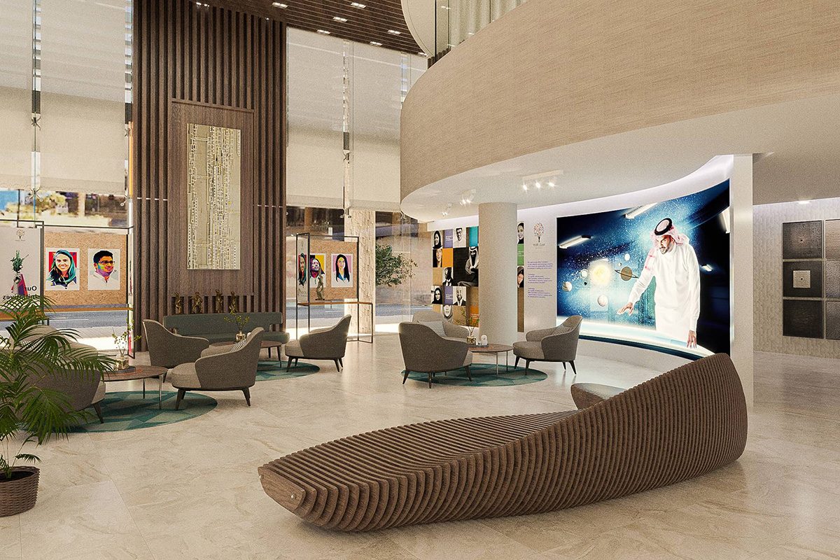 MISK FOUNDATION HEADQUARTER, corporate interior design by DnA Interiors, DIPLOMATIC QUARTER /OUD SQUARE-RIYADH