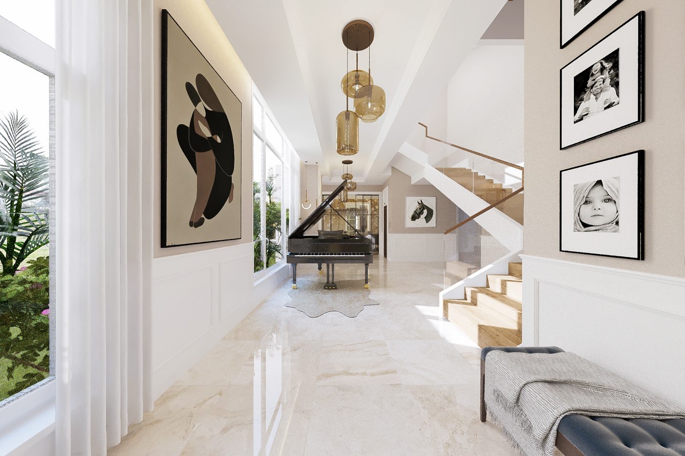 PRIVATE RESIDENTIAL VILLA, residential interior design by DnA Interiors, Kingdom of Saudi Arabia, Jeddah
