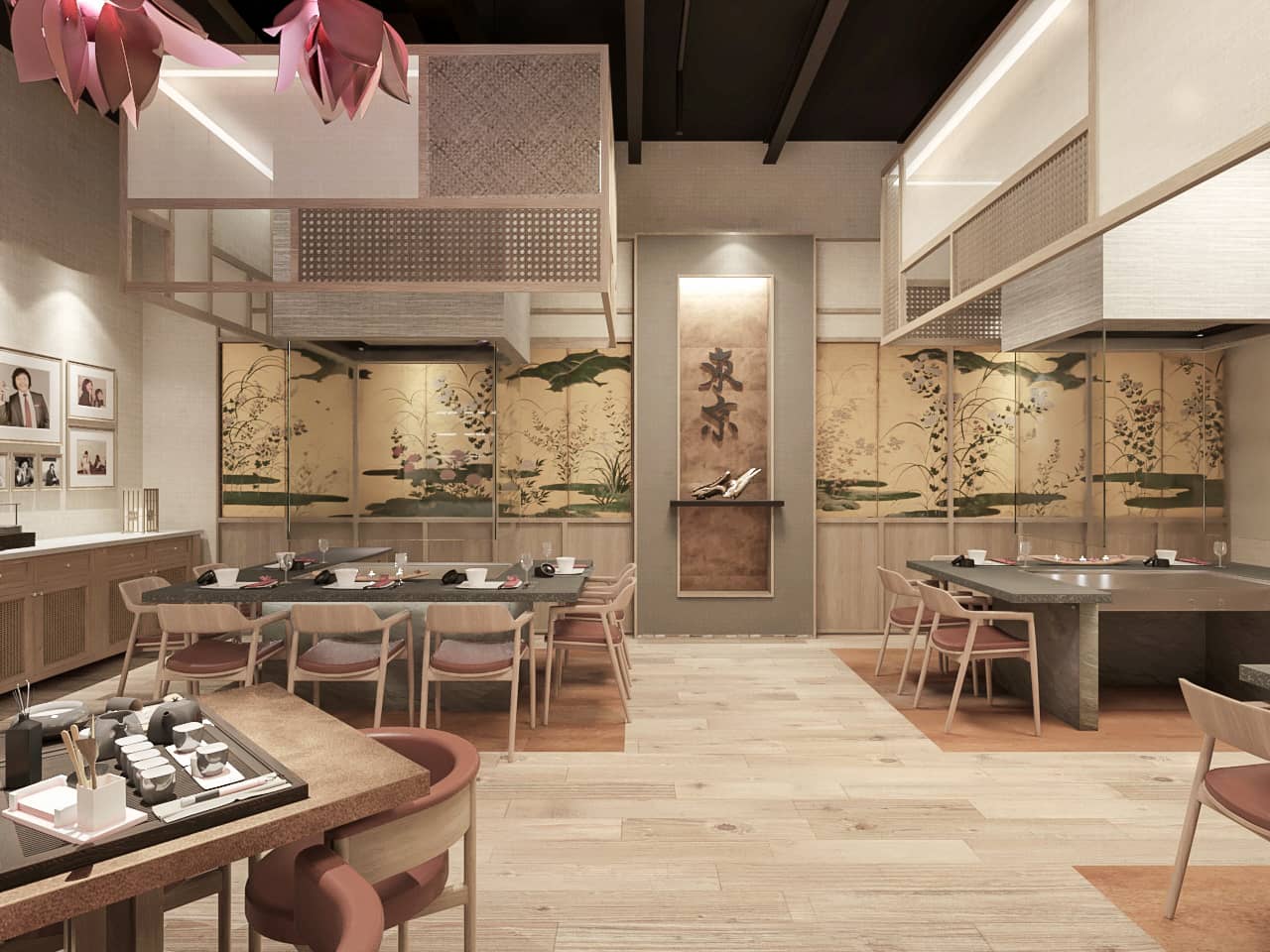 BENIHANA RESTAURANT, restaurants interior design by DnA Interiors, Kingdom of Saudi Arabia, Al Khubar
